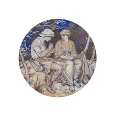 STUDY FOR A ROUNDEL, 1876 by John Dawson Watson, 1876, sold Oct 2026