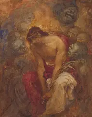 'THE HUMILIATION', 1895 by Henry John Stock, watercolour, sold Oct 2026