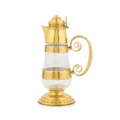 GOTHIC REVIVAL FLAGON, CIRCA 1850 by William Butterfield, 1850, glass, sold Oct 2026