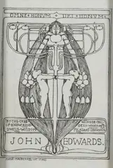‘THE TREE OF KNOWLEDGE’ BOOKPLATE, 1896 by Margaret MacDonald, 1896, sold Oct 2026