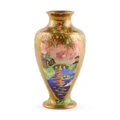 WILLOW 'FAIRYLAND LUSTRE' VASE, CIRCA 1930 by Daisy Makeig-Jones, 1930, lustre-glazed earthenware, sold Oct 2026