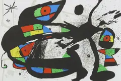 UNTITLED, FROM DERRIÈRE LE MIROIR, NO. 231 (CRAMER 239; MOURLOT 1150) by Joan Miró, lithograph printed in colours, 1978, aside from the signed and numbered edition of 150, printed by Arte Adrien Maeght, p, sold Oct 2026