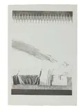 COLD WATER ABOUT TO HIT THE PRINCE (SCOTTISH ARTS COUNCIL 97; MUSEUM OF CONTEMPORARY ART TOKYO 94) by David Hockney, etching and aquatint, 1969, from Illustrations for Six Fairy Tales from the Brothers Grimm , from the edition B:100 (asi, sold Oct 2026