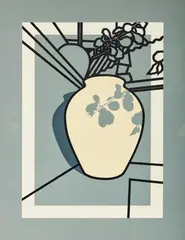 WHITE POT (C. 48) by Patrick Caulfield, screenprint in colours, 1976, offered Oct 2026