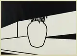 TULIPS (C. 32) by Patrick Caulfield, screenprint in black and white, 1973, sold Oct 2026