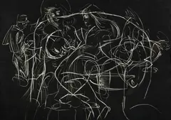 UNTIL PHOTOGRAPHS COULD BE TAKEN FROM EARTH SATELLITES (II, III, IV) by David Salle, each signed in pencil, offered Oct 2026