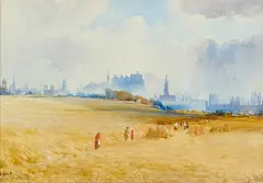 EDINBURGH FROM THE WEST by John Blair, watercolour, sold Oct 2026