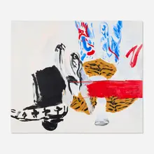 LOVEDBYGIRL by Stefania Batoeva, 2015, acrylic on canvas, sold Oct 2026