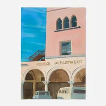 Venice Department by John Button, 1976, watercolor and gouache on paper, sold Oct 2026