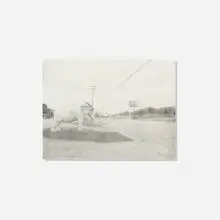 The Dumbest Man Over Cookeville, TN by Rob Matthews, 2004, graphite on paper, sold Oct 2026