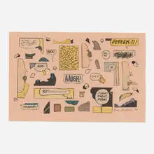 Tsunami by Ray Yoshida, 1999, collage on paper, sold Oct 2026