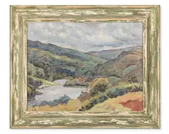Rydal water by Gilbert Spencer, oil, sold Oct 2026