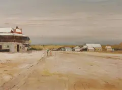 The Pub at Stuart Town (Western NSW) by Colin Parker, Oil on Board, offered Oct 2026