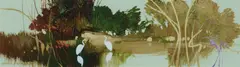 Autumn Morning by Ken Taber, Acrylic on Board, sold Oct 2026