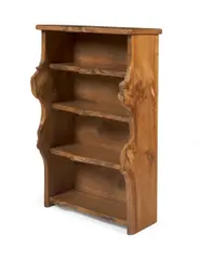 BOOKCASE, MID-1990s by Tim Stead, cold cast bronze filler, sold Oct 2026