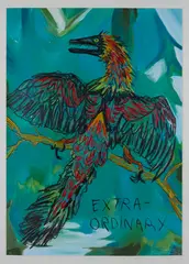 EXTRA-ORDINARY by The Connor Brothers, 2023, Hand-coloured pigment print with acrylic and oil stick, 3/3, sold Aug 2026