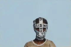 HERO (III) by Mark I'Anson, 2007, pencil and acrylic, sold Sep 2026