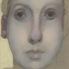 HEAD STUDY (JANUARY) by Alison Watt, 1997, pastel on paper, sold Sep 2026