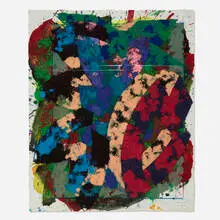Untitled by Hugh O'Donnell, 1983, mixed media on paper, sold Oct 2026