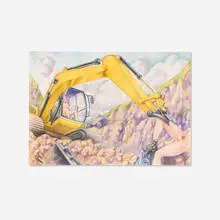 A Tender Touch by Joe Neave, 2015, watercolor and colored pencil on paper, sold Oct 2026