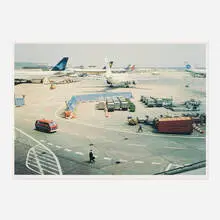 Untitled (Frankfurt) (from the Airport series) by Peter Fischli and David Weiss, photolithograph in colors on BFK Rives, sold Oct 2026