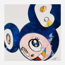 And Then x6 (Lapis Lazuli: The Superflat Method) by Takashi Murakami, 2013, offset lithograph in colors, sold Oct 2026