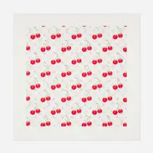 LV Cherry White leather by Takashi Murakami, 2025, screenprint in colors, sold Oct 2026