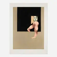 Triptych 1991 (Right Panel) by Francis Bacon, 1992, etching and aquatint in colors on Fabriano Rosaspina, sold Oct 2026