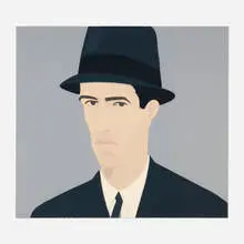 Alex Katz, Self-Portrait (Passing) (from the Alex and Ada, the 1960's to the 1980's portfolio) by Alex Katz, 1990, screenprint in colors on Arches, sold Oct 2026