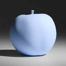 Apple (for Parkett 87) by Katharina Fritsch, cast resin, paint, sold Oct 2026