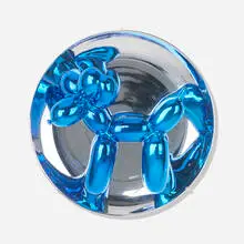 Balloon Dog (Blue) by Jeff Koons, 2002, glazed porcelain, sold Oct 2026