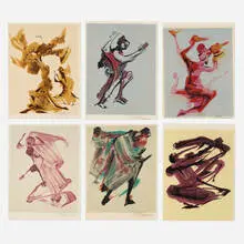 Prison Fantasies: Portfolio I by David Alfaro Siqueiros, 1973, lithograph in colors on Japon, sold Oct 2026