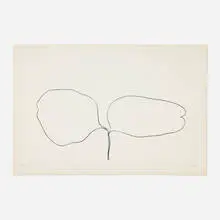Locust (Acacia) (from the Suite of Plant Lithographs) by Ellsworth Kelly, 1966, lithograph on BFK Rives, sold Oct 2026