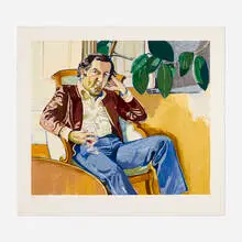 The Accountant by Alice Neel, 1981, screenprint in colors on Arches, sold Oct 2026
