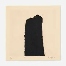 Heimaey III by Richard Serra, 1991, etching on Fabriano Murillo, sold Oct 2026