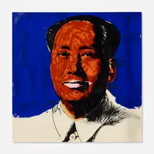 Mao by Andy Warhol, 1972, screenprint on paper, sold Oct 2026