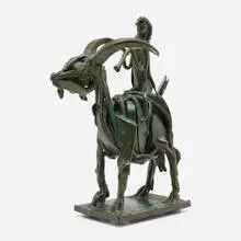 Lady Godiva on Ibex by John Kearney, patinated bronze, sold Oct 2026