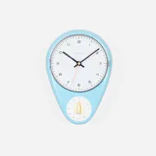 Wall clock and timer by Max Bill, 1954, glazed porcelain, glass, aluminum, enameled aluminum, sold Oct 2026