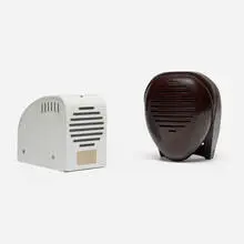 Radio Nurse and Guardian Ear by Isamu Noguchi, 1937, Bakelite, enameled steel, painted steel, sold Oct 2026
