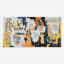 Phooey by Jean-Michel Basquiat, screenprint in colors on Saunders Waterford, sold Oct 2026