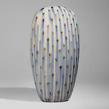 Untitled (Dango) by Jun Kaneko, 2003, glazed stoneware, sold Oct 2026