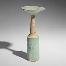 Flaring vase by Lucie Rie, c. 1970, glazed stoneware, sold Oct 2026