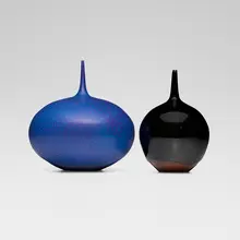Vases, set of two by Cliff Lee, glazed porcelain, sold Oct 2026