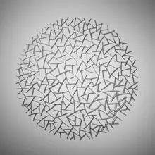 Never Ending Screen by Claire Falkenstein, 1978-79, welded aluminum, sold Sep 2026