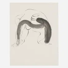 Untitled (Peking Brush Drawing) by Isamu Noguchi, 1930, ink on paper, sold Sep 2026