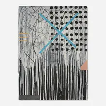 Untitled (Wall Slab) by Jun Kaneko, 2002, glazed stoneware, sold Sep 2026