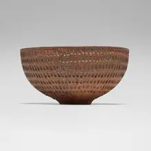 Bowl by Doyle Lane, c. 1960-1978, glazed earthenware, sold Oct 2026