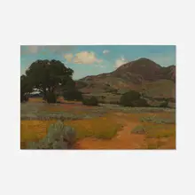 California Inland Foothills by Hanson Puthuff, oil on canvas, sold Oct 2026