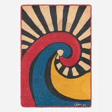 Swirl tapestry by Alexander Calder, 1974, hand-woven maguey fiber, sold Oct 2026