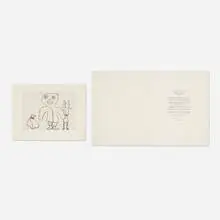 Untitled (Santa Claus II) by Alexander Calder, 1974, etching on Richard de Bas, sold Oct 2026